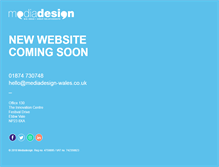 Tablet Screenshot of mediadesign-wales.co.uk